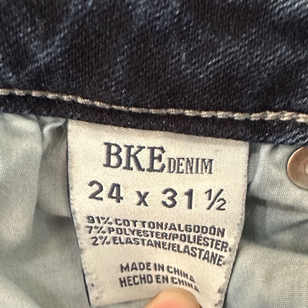 BKE Women's Deep Indigo Boot Cut Jeans - Picture 7 of 7